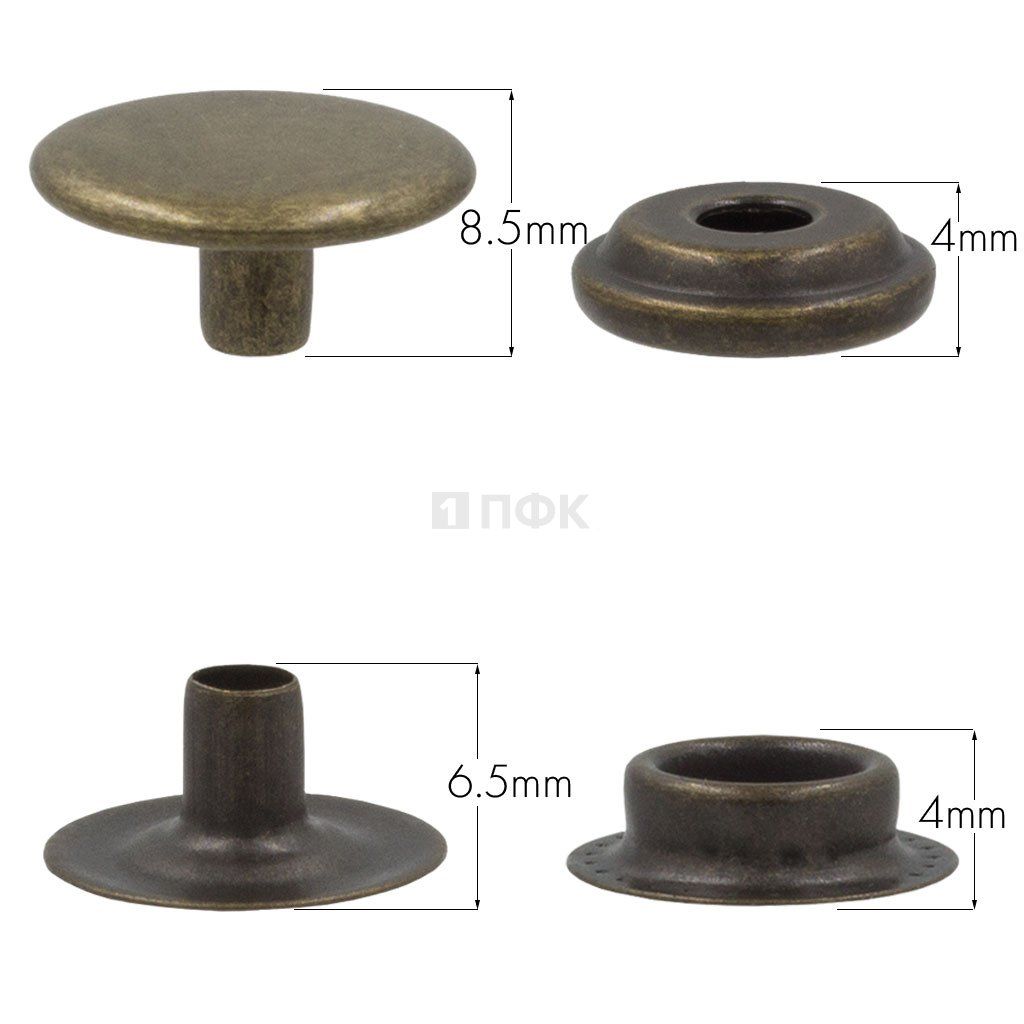 Кнопка для одежды 15мм №61 латунь цв антик (уп 720шт) STRONG — ПФКР Кнопка для одежды 15мм №61 латунь цв антик (уп 720шт) STRONG