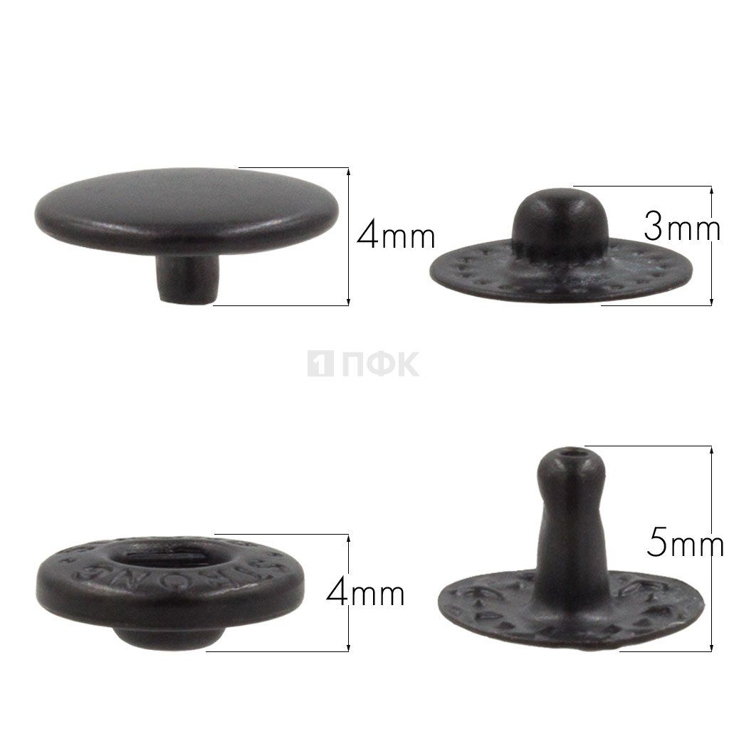 Кнопка для одежды 10мм Альфа латунь цв оксид (уп 1440шт) STRONG — ПФКР Кнопка для одежды 10мм Альфа латунь цв оксид (уп 1440шт) STRONG