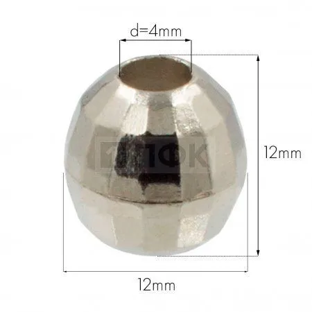 Наконечник для шнура пластик L2 цв никель (уп 500шт)