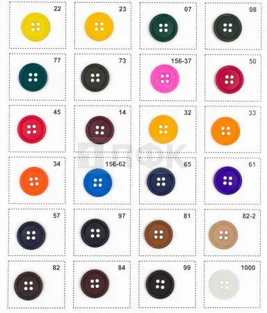 Пуговица 51850-20 ПА 20мм цв в ассортименте (уп 1000шт) Пуговица 51850-20 ПА 20мм цв в ассортименте (уп 1000шт)