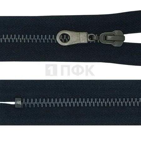 Молния металлическая тип 5 18см н/р цв 322 зв оксид (уп 100шт)