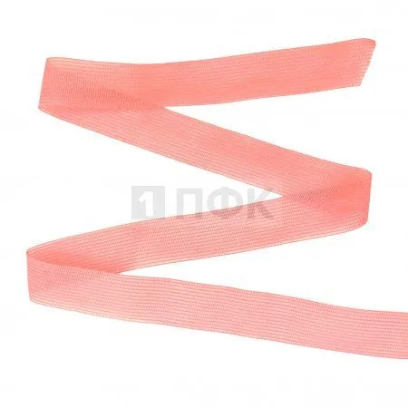 Лента (тесьма) окантовочная 22мм  2,4 гр цв 140 розовый (уп 100м/1000м)