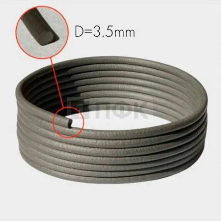 Магнитный крепеж для одежды ЖИЛКА ДВОЙНАЯ 1м D=3,5мм (100 пар) мягкая