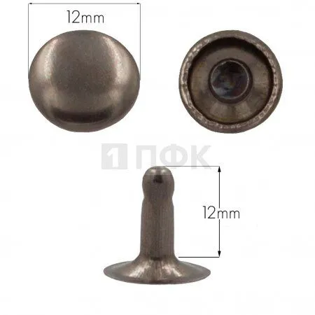 Хольнитены 12х12мм сталь цв никель темный (уп 1000шт) Хольнитены 12х12мм сталь цв никель темный (уп 1000шт)