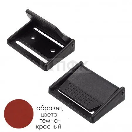 Пряжка FA-40 (самосброс) ПП 40мм цв темно-красный (уп 1000шт) Пряжка FA-40 (самосброс) ПП 40мм цв темно-красный (уп 1000шт)