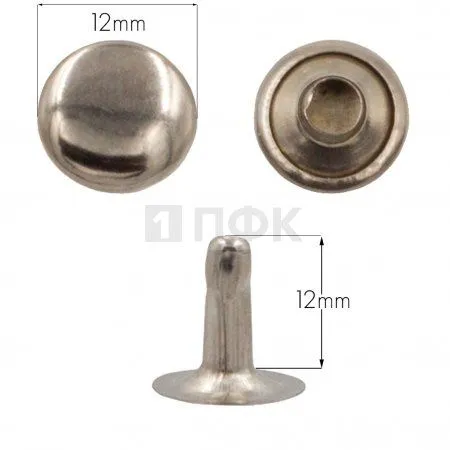 Хольнитены 12х12мм сталь цв никель (уп 1000шт) Хольнитены 12х12мм сталь цв никель (уп 1000шт)